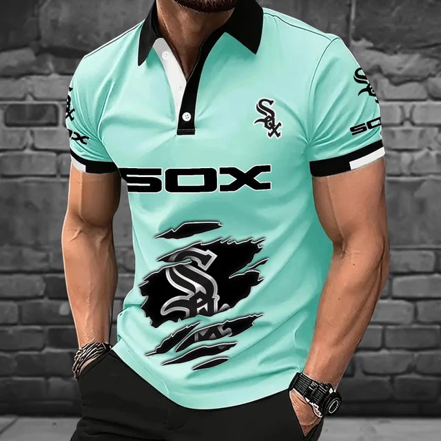 Limited Edition – Customized MLB Chicago White Sox Polo Shirt - Image 2