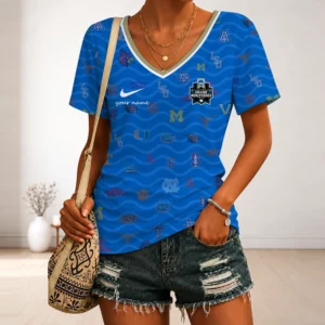Limited Edition – Customized NCAA All Teams V-Neck Female Shirt