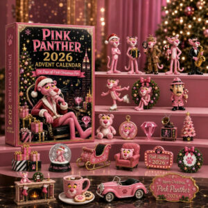Pink Panther Advent Calendar 2026 Christmas Fun Pink Panther Merch Gift For Husband
