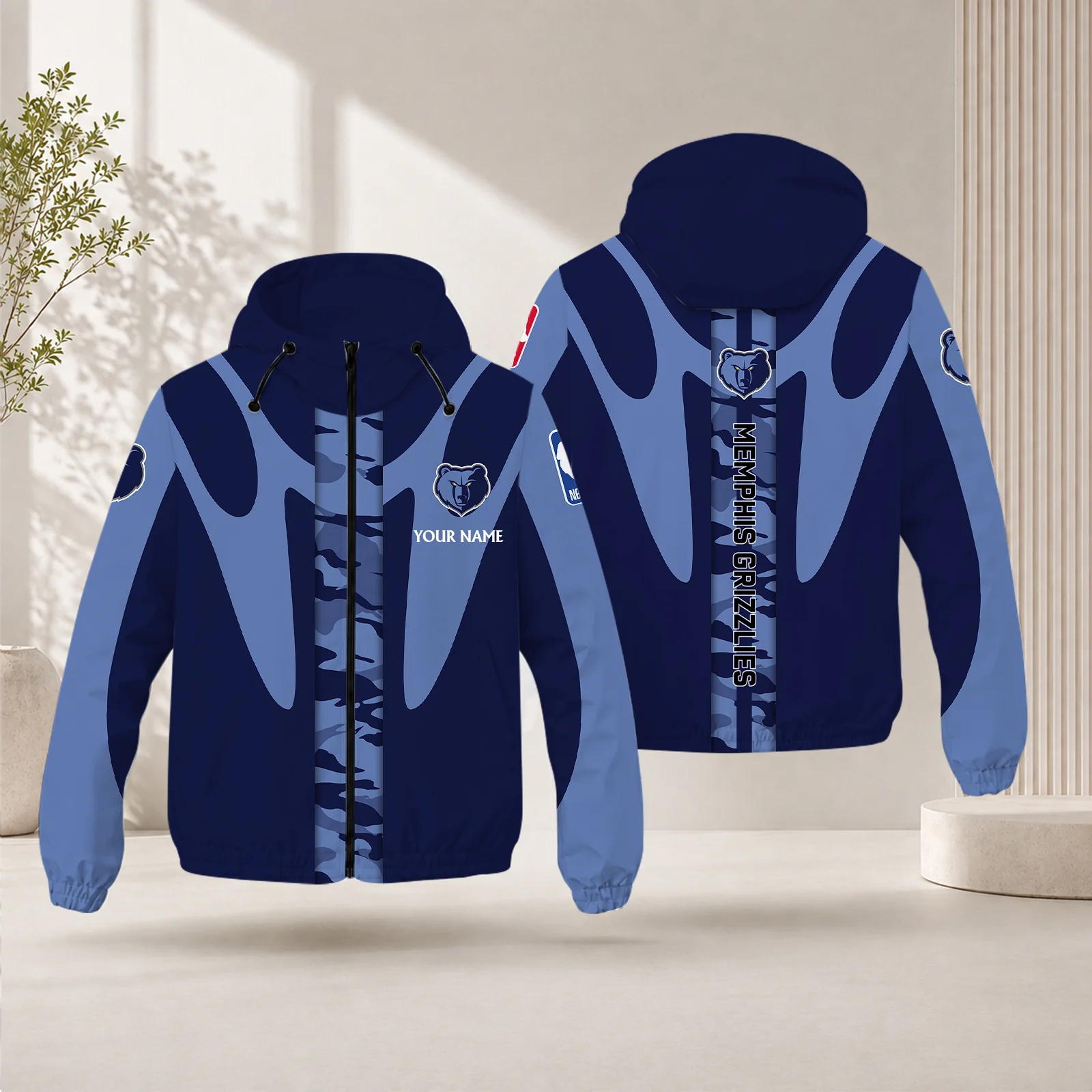 Limited Edition – Customized NBA Memphis Grizzlies Windbreaker Jacket