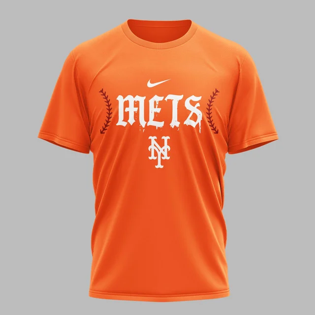 Limited Edition – Customized MLB New York Mets Muticolor T-Shirt - Image 3