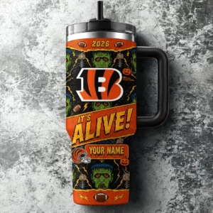 Limited Edition – Customized NFL Cincinnati Bengals Halloween 40Oz Tumbler