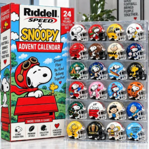 Snoopy Christmas 2026 Helmet Advent Calendar 24 Day Christmas Countdown Gift For Boyfriend