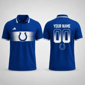 Limited Edition – Customized NFL Indianapolis Colts Polo Shirt