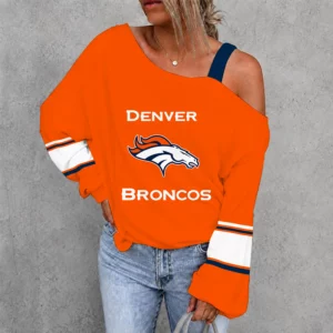 Limited Edition – Customized NFL Denver Broncos Drop Shoulder Sweatshirt