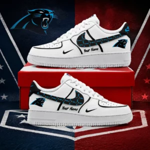 Limited Edition – Customized NFL Carolina Panthers Af1 Shoes
