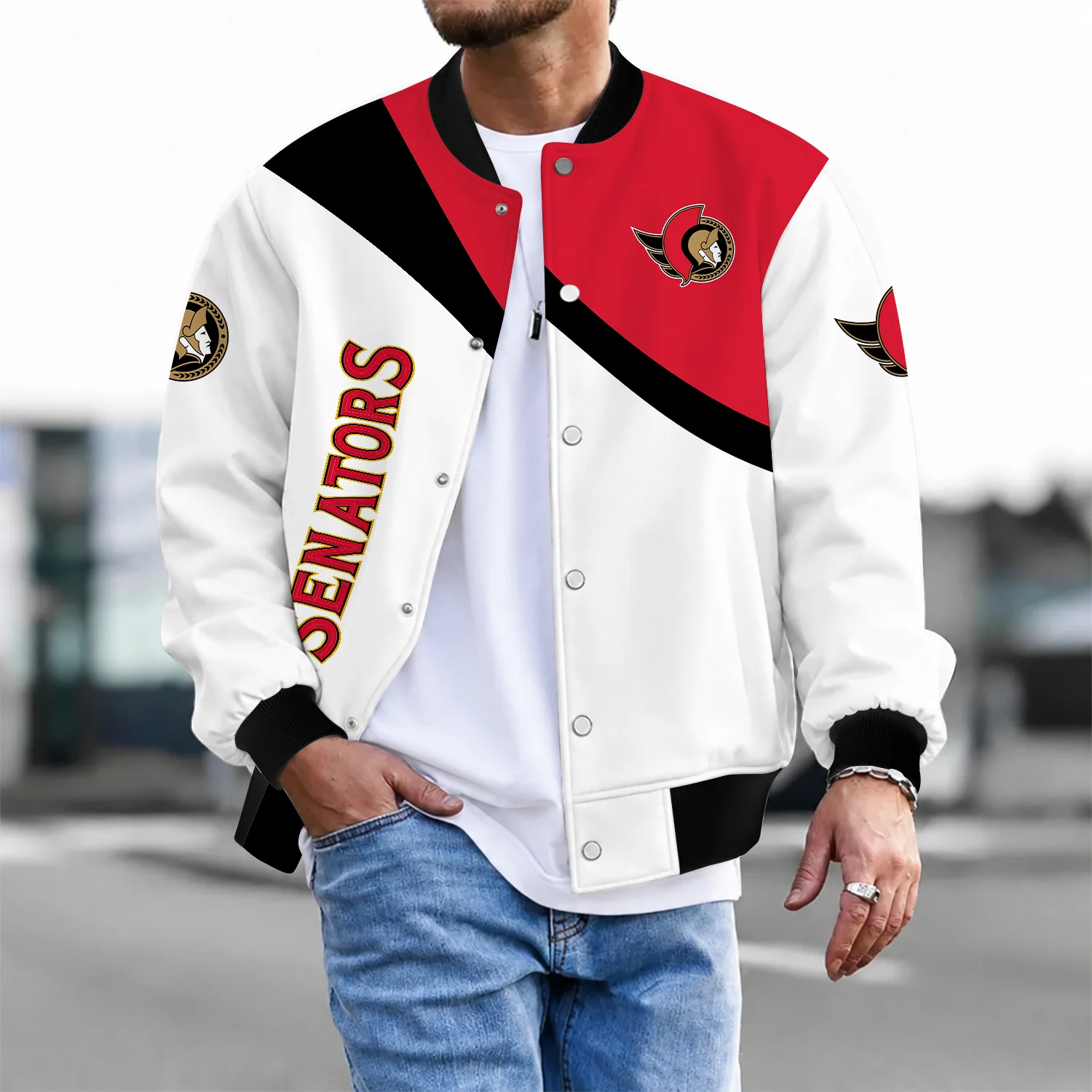 Limited Edition – Customized NHL Ottawa Senators Satin Varsity Jacket & Baseball Jacket