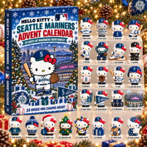 Hello Kitty x Seattle Mariners 2026 Christmas Advent Calendar Mariners Xmas Calendar