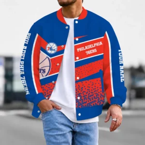 Limited Edition – Customized NBA Philadelphia 76Ers Baseball Jacket, Satin Varsity Jacket