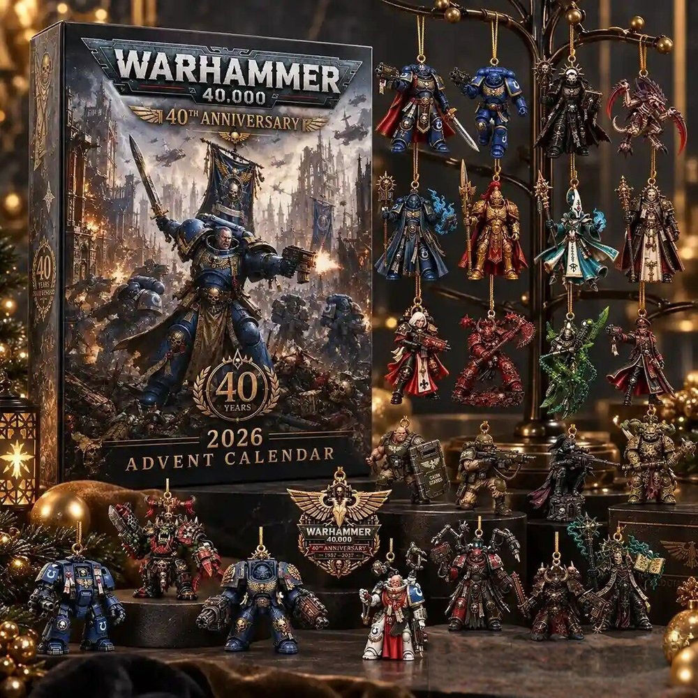 Warhammer 40K 40th Anniversary Advent Calendar 2026 Xmas Idea Countdown Gifts