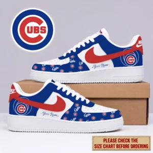 Limited Edition – Customized MLB Chicago Cubs Af1 Shoes
