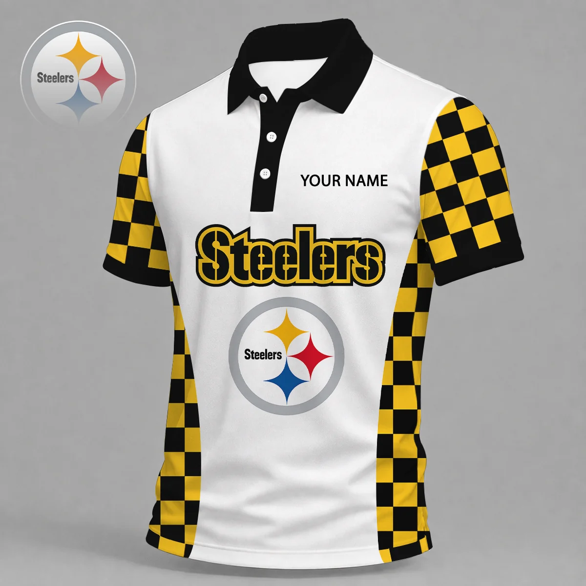 Limited Edition – Customized NFL Pittsburgh Steelers Polo Shirt