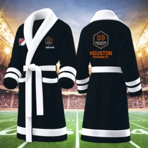Limited Edition – Customized MLS Houston Dynamo FC Fleece Bathrobe
