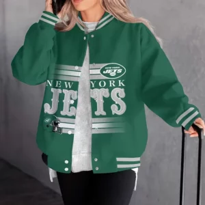 Limited Edition – Customized NFL New York Jets Satin Varsity & Baseball Jacket