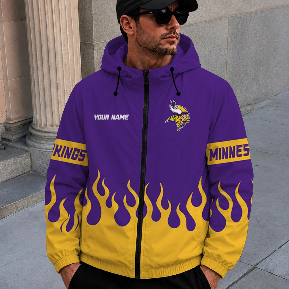Limited Edition – Customized NFL Minnesota Vikings Windbreaker Jacket