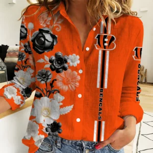Limited Edition – Customized NFL Cincinnati Bengals Women Casual Shirt