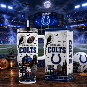 Limited Edition – Customized NFL Indianapolis Colts Halloween 40Oz Tumbler