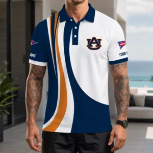 Limited Edition – Customized NCAA Auburn Tigers Polo Shirt