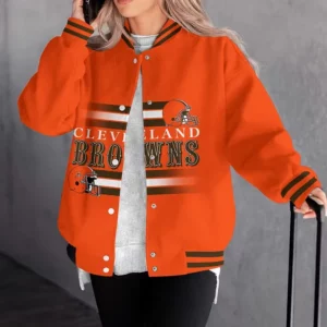 Limited Edition – Customized NFL Cleveland Browns Satin Varsity & Baseball Jacket