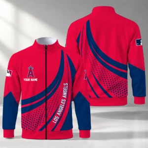 Limited Edition – Customized MLB Los Angeles Angels Stand Collar Jacket