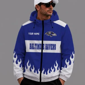 Limited Edition – Customized NFL Baltimore Ravens Windbreaker Jacket