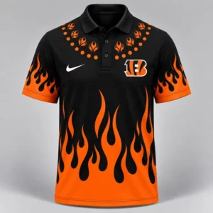 Limited Edition – Customized NFL Cincinnati Bengals Polo Shirt