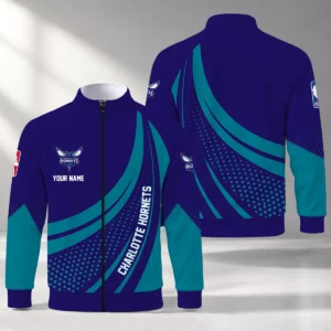 Limited Edition – Customized NBA Charlotte Hornets Stand Collar Jacket