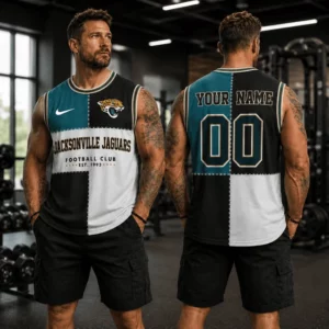 Limited Edition – Customized NFL Jacksonville Jaguars Men’s Gym Shirt