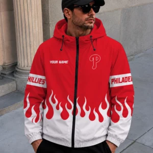 Limited Edition – Customized MLB Philadelphia Phillies Windbreaker Jacket
