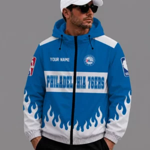 Limited Edition – Customized NBA Philadelphia 76Ers Windbreaker Jacket