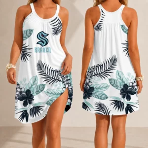 Limited Edition – Customized NHL Seattle Kraken Camisole Dress
