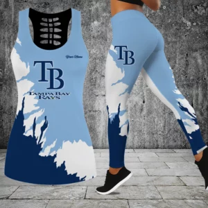 Limited Edition – Customized MLB Tampa Bay Rays Hollow Tank Top & Leggings Set