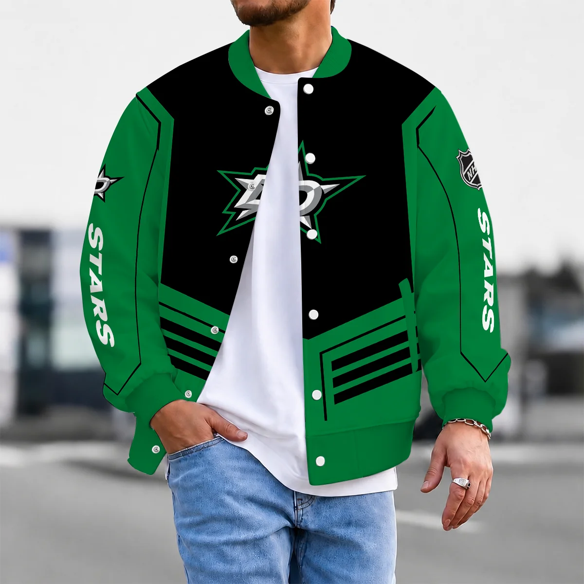 Limited Edition – Customized NHL Dallas Stars Satin Varsity Jacket & Baseball Jacket