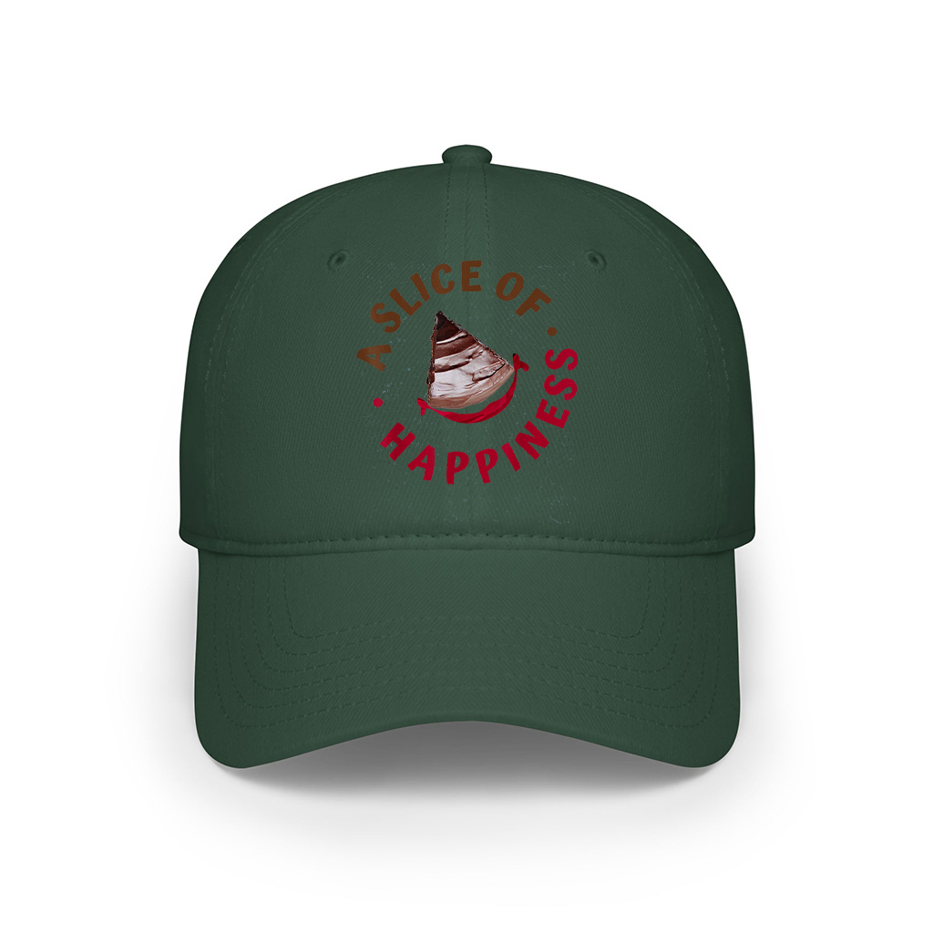 A Slice Of Happiness Enjoying Chocolate Cake Day Cap - Image 4