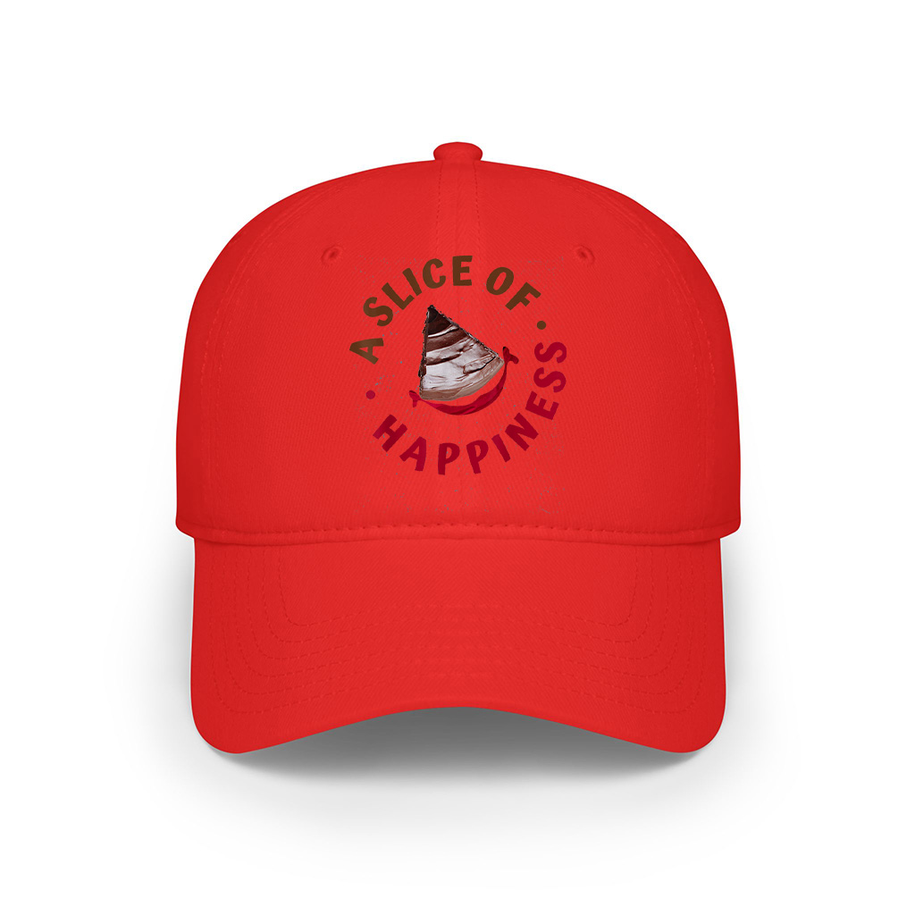 A Slice Of Happiness Enjoying Chocolate Cake Day Cap - Image 5