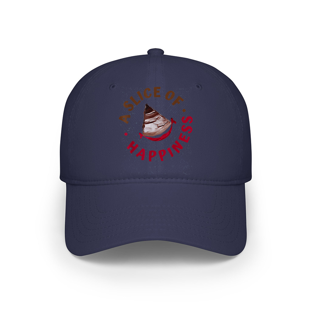 A Slice Of Happiness Enjoying Chocolate Cake Day Cap - Image 6