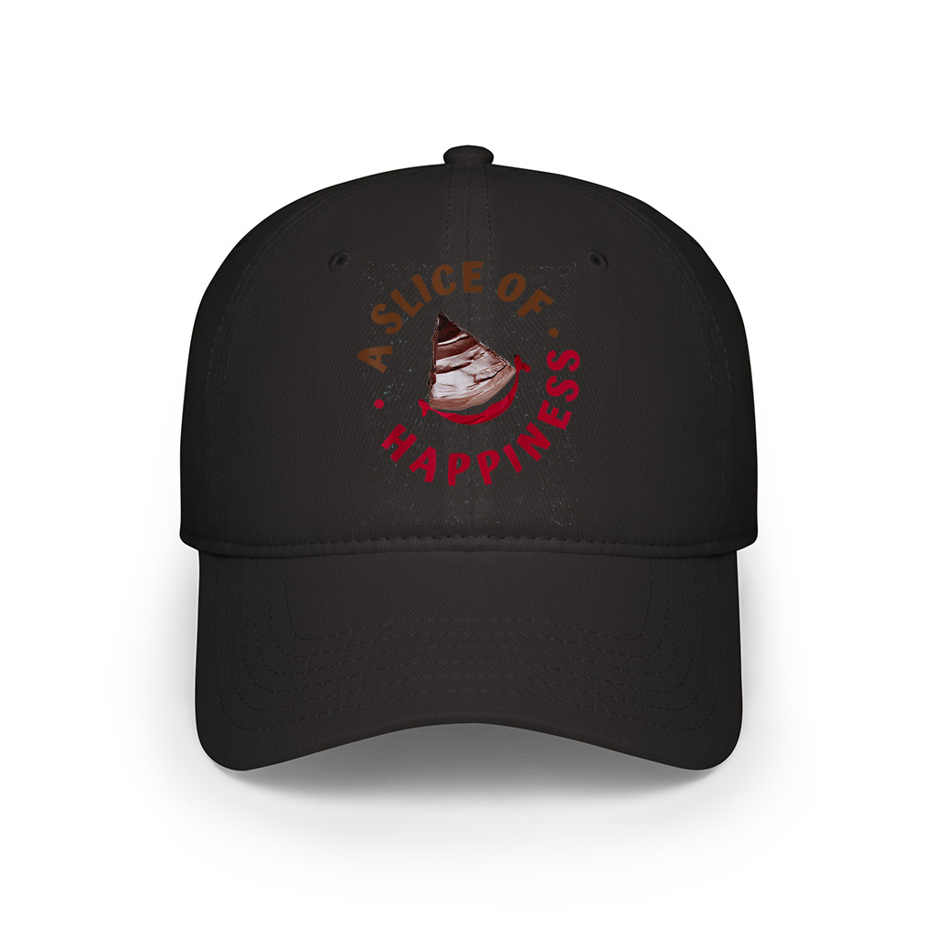 A Slice Of Happiness Enjoying Chocolate Cake Day Cap - Image 7