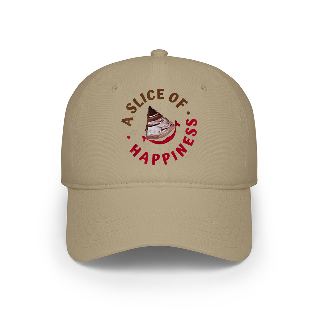 A Slice Of Happiness Enjoying Chocolate Cake Day Cap - Image 8