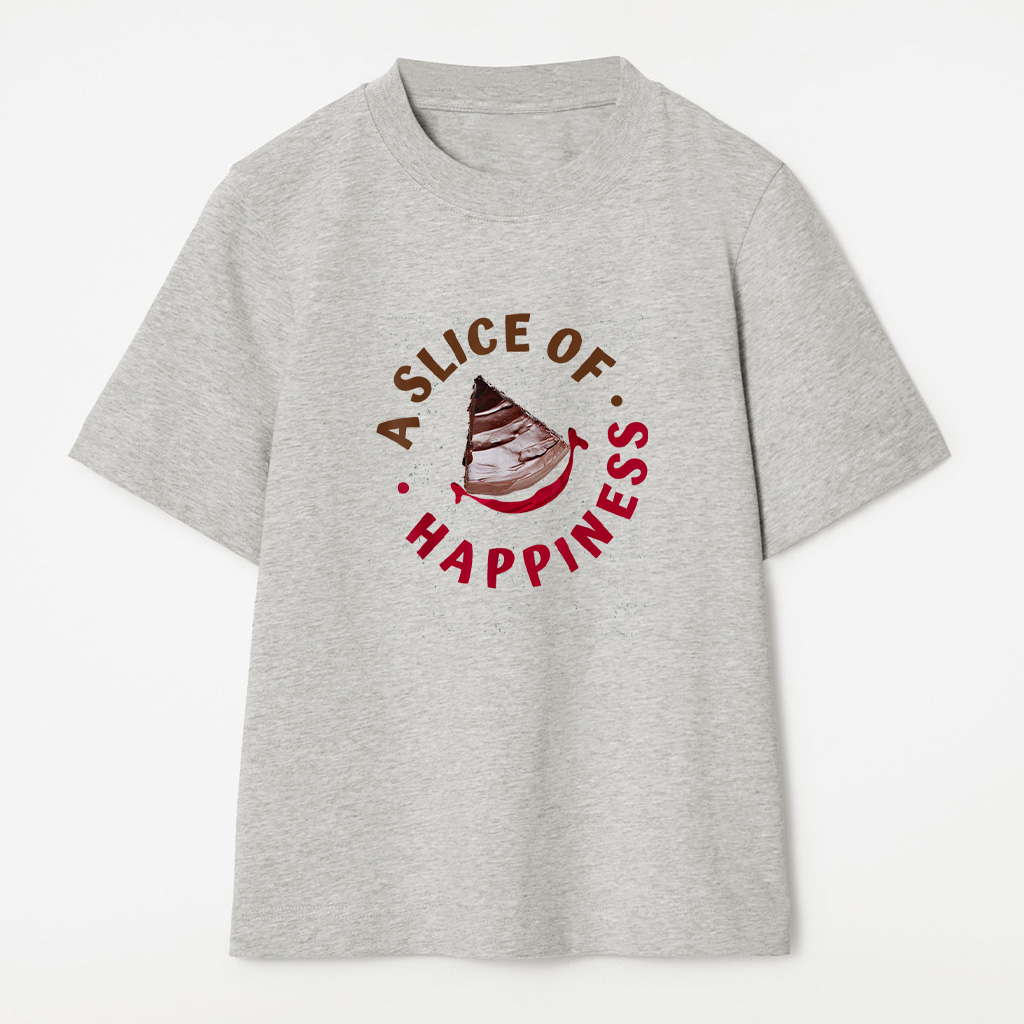 A Slice Of Happiness Enjoying Chocolate Cake Day T-Shirt - Image 6