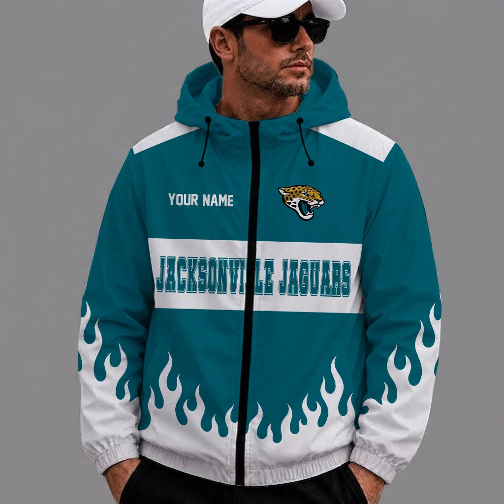 Limited Edition – Customized NFL Jacksonville Jaguars Windbreaker Jacket