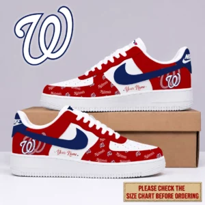 Limited Edition – Customized MLB Washington Nationals Af1 Shoes