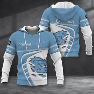 Limited Edition – Customized NCAA North Carolina Tar Heels T-Shirt, Polo Shirt, Zip Polo Shirt, Sweatshirt, Hoodie & Zip Hoodie