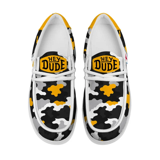 Limited Edition – Customized NFL Pittsburgh Steelers Loafer Shoes - Image 2