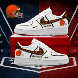 Limited Edition – Customized NFL Cleveland Browns Af1 Shoes