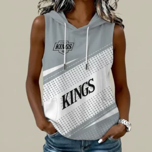 Limited Edition – Customized NHL Los Angeles Kings Women’s Sleeveless Hooded Pocket Tank Top