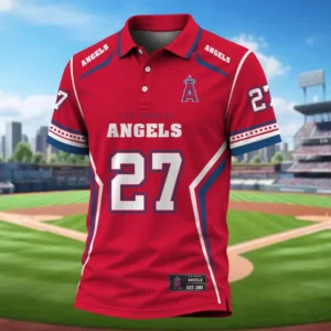 Limited Edition – Customized MLB Los Angeles Angels Polo Shirt