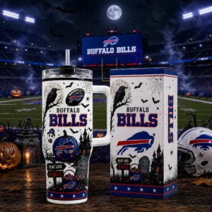 Limited Edition – Customized NFL Buffalo Bills Halloween 40Oz Tumbler