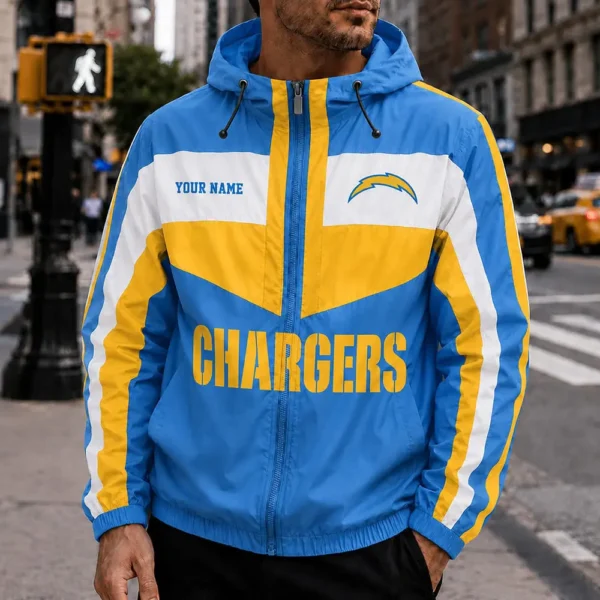 Limited Edition – Customized NFL Los Angeles Chargers Windbreaker Jacket