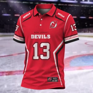 Limited Edition – Customized NHL New Jersey Devils Polo Shirt