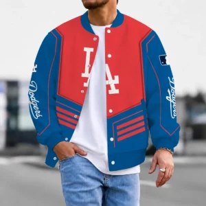 Limited Edition – Customized MLB Los Angeles Dodgers Satin Varsity & Baseball Jacket
